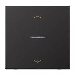 eNet žalūzijas poga ar radio uztvērēju 1-grupa, krāsots alumīnijs, sērija LS, tumša (krāsots alumīnijs)