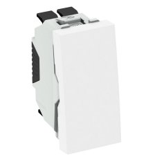 Slēdzis 10 A, 250 V, PC, dzidri balts, 9010 WS-UB RW0.5