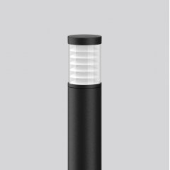 Apgaismes stabiņš MEGA TOWER F, 10 W, 920 lm, 840, anthracite, on/off Bollards, D 115 H 1000, Transparent glass