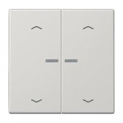 JUNG HOME taustiņš 2-viet, ar bultiņu simboliem<br />
, duroplasts, Serie LS, gaiši pelēks