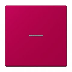 Taustiņs 1-viet, ar indikācijas logu, Serie LS, rouge rubia