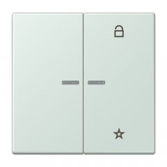 eNet taustiņš unversālais 2-viet, duroplasts, Serie LS, céruléen pale