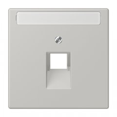 Virsma IAE/UAE-datu rozetei 1 x 8-polig, marķējams, termoplasts lakots, Serie LS, gris clair 31