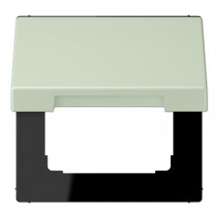 Rozetes vāks ar atsperi, termoplasts krāsots, Serie LS, vert anglâis pale