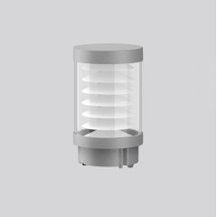 Apgaismes stabiņš LUPALO TOWER, 20 W, 870 lm, 840, silver, Phase-cut Bollards, D 187 H 243