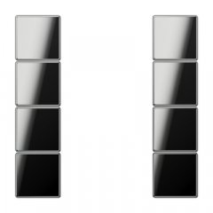 Taustiņs 4-viet, F50, Serie LS, glanzchrom