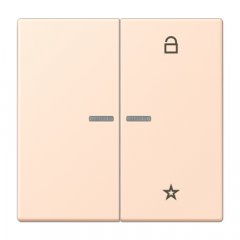 eNet taustiņš unversālais 2-viet, duroplasts, Serie LS, rose pâle