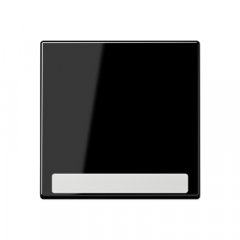 Taustiņs 1-viet, marķējams, termoplasts, Serie A, melns