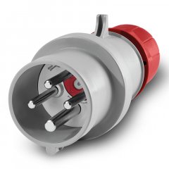 Spēka kontaktdakša PLUG 3P+E 16A 6H IP44 OPTIMA REVERSE