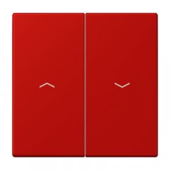 Taustiņs 2-viet žalūziju slēdzim, ar virzienrādītāju, Serie LS, rouge vermillon 31