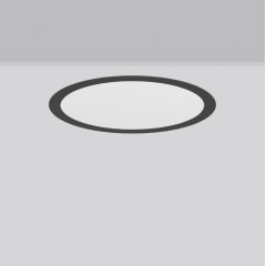 TOLEDO FLAT+ round, 17 W, 1950 lm, 827-865, anthracite, smart+free Recessed downlights, D 390 H 2 HE