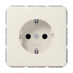 Kontaktligzda SCHUKO, 16 A 250 V ~, ar bērnu drošību, duroplasts, Serie CD, ziloņkaula