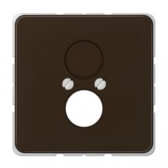 Virsma ar 2 vietām 18,5 mm Ø, duroplast, Serie CD, brūns