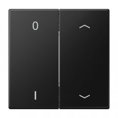 EnOcean slēdzis-raidītājs kanālu skaits 4, simboli 0 I un bultiņa, Serie LS, grafītmelns matēts