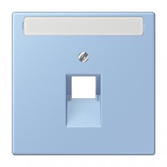 Virsma IAE/UAE-datu rozetei 1 x 8-polig, marķējams, termoplasts lakots, Serie LS, outremer moyen