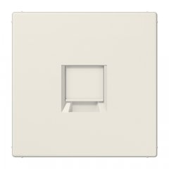 Virsma (ar fiksatoru) modulārai datu rozetei 1-vietīga, UMA-CAT6A, termoplasts, Serie LS, ziloņkaula