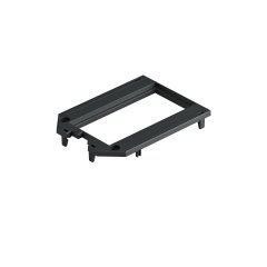 Adapterplate priekš UT3 un UT4, 2 Modul45 104x76x4, PA, grafīta melns, 9011 UT34 P2