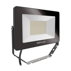 LED floodlight 50 W, 3000 K, black