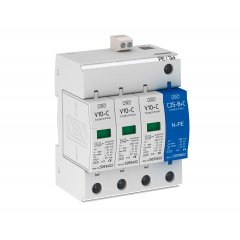 Pārsprieguma novadītājs V10 3+1 versija ar FS 280V V10-C 3+NPE+FS