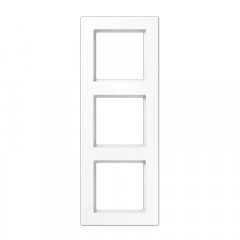 Rāmītis 3-vietīgs, vertikālā un horizontālā montāža, termoplasts, A CREATION, balts