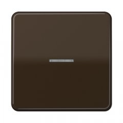 Taustiņs KNX slēdzim ar indikācijas logu 1-viet, duroplasts, Serie CD, brūns