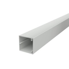 Kabeļu kanāls ar perforēto pamatni 60x60x2000, PVC, gaiši pelēks, 7035
