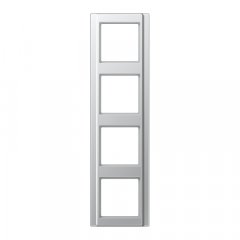 Rāmītis 4-vietīgs, vertikālā un horizontālā montāža, A 500, alumīnija