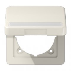 Rozetes vāks ar atsperi, marķējams, termoplasts, Serie CD, ziloņkaula