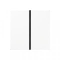 Taustiņs 2-viet, F40, Serie AS/A, balts