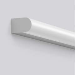 Gaismeklis AVIATO, 12...17 W, 1500...2250 lm, 930, 940, silver, on/off Ceiling and wall luminaires, L 902 B 56 H 88, Plastic (PMMA) opal