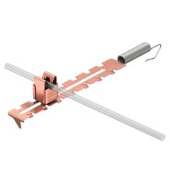 Stieples turēt.korei ar atsp. regulējama garums 8mm, V2A, 1.4301, Cu 132 U-CU