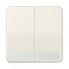 Taustiņs 2-viet, marķējams, duroplasts, Serie CD, ziloņkaula