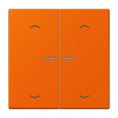 JUNG HOME taustiņš 2-viet, ar bultiņu simboliem<br />
, Serie LS, oranža