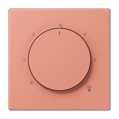 Centrālplate termostatam, termoplasts lakots, Serie LS, l'ocre rouge moyen