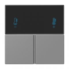 Taustiņs 3-viet, F40 KNX telpas kontrolierim, Serie LS, gris 31