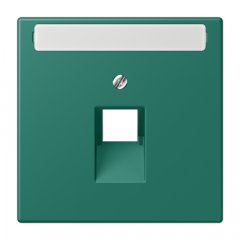 Virsma IAE/UAE-datu rozetei 1 x 8-polig, marķējams, termoplasts lakots, Serie LS, vert anglais