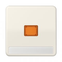 Taustiņs 1-viet, ar indikācijas logu, marķējams, duroplasts, Serie CD, ziloņkaula