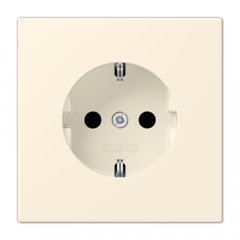 Kontaktligzda SCHUKO, 16 A 250 V ~, ar bērnu drošību, Serie LS, blanc ivoire