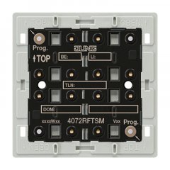 Taustes sensors maģistrāļu sistēmai KNX RF Funk-Wandsender-Modul 2fach, F40 KNX, Free@Home iekārtas