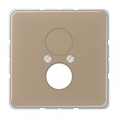 Virsma ar 2 vietām 18,5 mm Ø, Aluminium eloxiert, Serie CD, gold-bronze