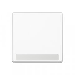 Taustiņs 1-viet, marķējams, termoplasts, Serie A, balts