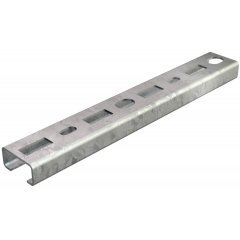 Profilēta sliede perf., šlices platums 16 mm 1000x30x15, St, FT