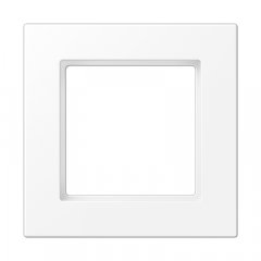 Rāmītis 1-vietīgs, vertikālā un horizontālā montāža, termoplasts krāsots, A 550, sniegbalts matēts