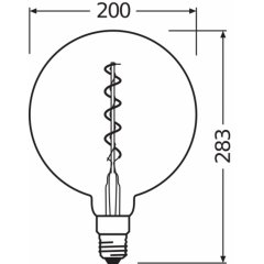 Spuldze Vintage 1906® LED CLASSIC GLOBE 28 4 W/2000 K GOLD E27