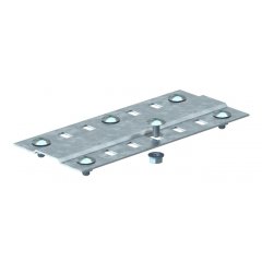 Salaiduma vietu liste plakana, ar skrūvem B100mm, St, DD