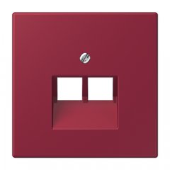 Virsma IAE/UAE-datu rozetei 2 x 8-polig, termoplasts lakots, Serie LS, le rubis