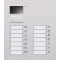 Zemapmetuma ārejais namrunis (door-phone) ar 14 zvaniem un kameru