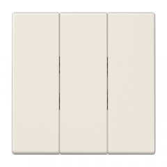 Taustiņs 3-viet, termoplasts, Serie LS, ziloņkaula