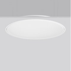 Gaismeklis TRIONA round, 49 W, 5050 lm, 827-865, white, DALI Recessed ceiling luminaires, D 889 H 2 HEL 89, Plastic (PMMA) prismatic