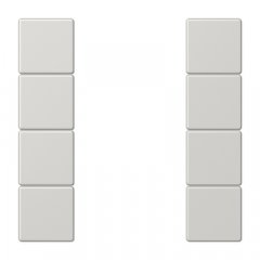 Taustiņs 4-viet, F50, Serie LS, gaiši pelēks